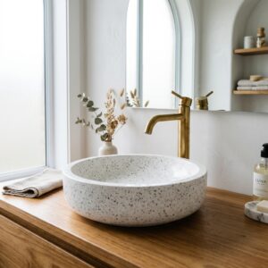 The Pasig Terrazzo Vessel Basin